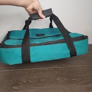 Pyrex portables Travel Insulated Carry Case 16x10 Green